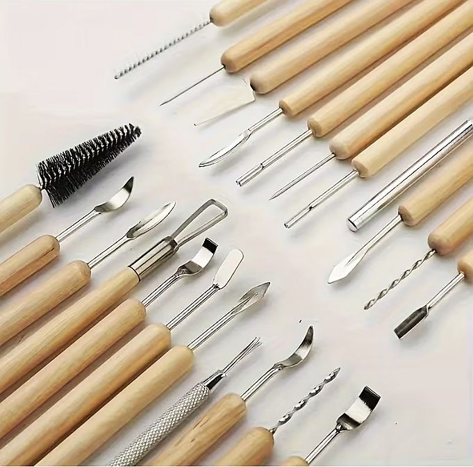 Sada-nástroje na keramiku a modelování